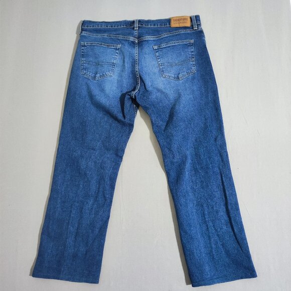Signature by Levi Strauss jeans men's size W36/L29 denim blue colour Relaxed fit - Picture 4 of 15